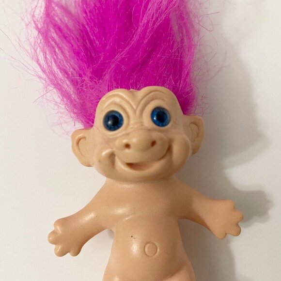 Vintage Troll Doll Keychain Made in Korea Collectible Toy - Picture 11 of 16